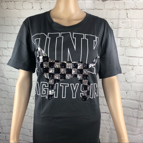 Victoria’s Secret PINK Bling Sequin Tshirt - Picture 2 of 4
